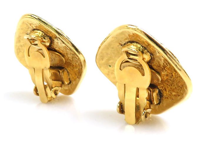Orecchini a clip dorati Chanel D'oro - vista 3