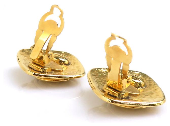 Orecchini a clip dorati Chanel D'oro - vista 4