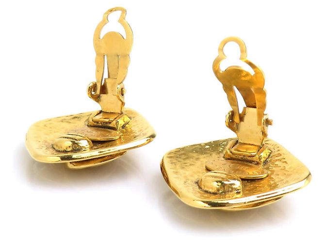 Orecchini a clip dorati Chanel D'oro - vista 5