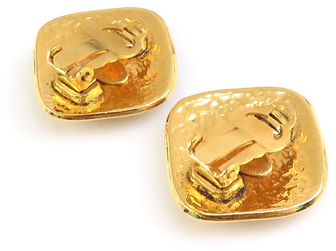 Orecchini a clip dorati Chanel D'oro - vista 6