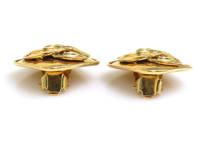 Orecchini a clip dorati Chanel D'oro - vista 7