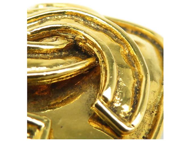 Orecchini a clip dorati Chanel D'oro - vista 9