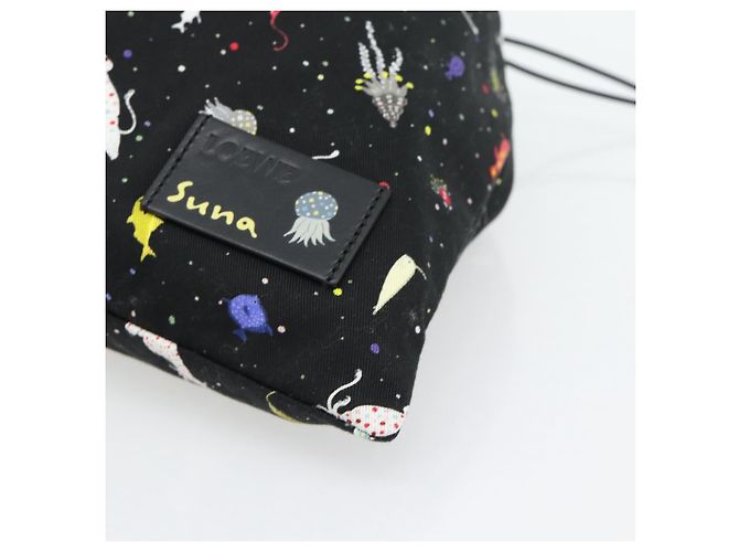 LOEWE Pouch Canvas Black Auth BA13126M Schwarz - Ansicht 14