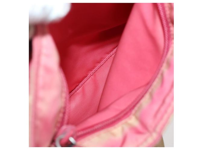 Borsa a Spalla PRADA Nylon 4 Set Rosso Rosa Azzurro chiaro Auth 181808 Blu chiaro - vista 19