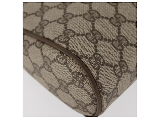 GUCCI GG Supreme Web Sherry Line Clutch Bag aus PVC Beige Red 89 01 012 Auth BA13074 Rot - Ansicht 7