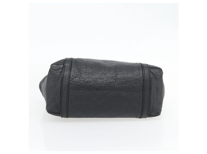 Borsa Tote GUCCI GG Canvas Guccissima in pelle nera e oro 233607 Auth 182177V Nero D'oro - vista 5