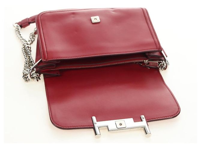 Autre Marque Borsa a tracolla TOD'S in pelle rosso argento 181649V - vista 10
