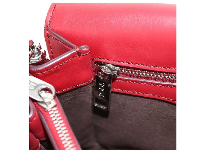 Autre Marque Borsa a tracolla TOD'S in pelle rosso argento 181649V - vista 25
