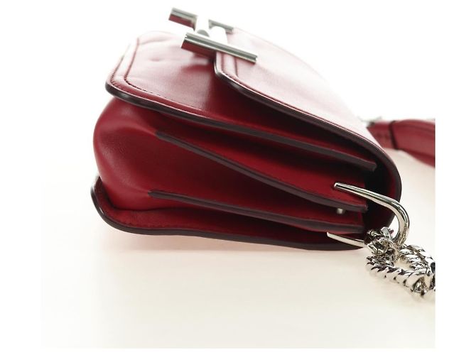 Autre Marque Borsa a tracolla TOD'S in pelle rosso argento 181649V - vista 4