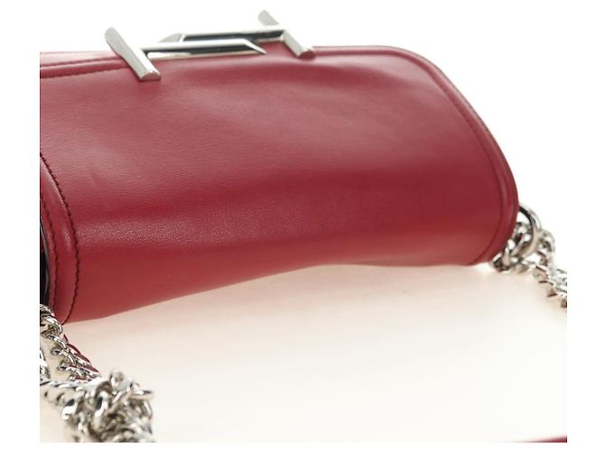 Autre Marque Borsa a tracolla TOD'S in pelle rosso argento 181649V - vista 6