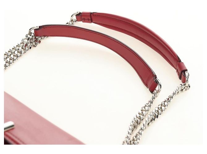 Autre Marque Borsa a tracolla TOD'S in pelle rosso argento 181649V - vista 8