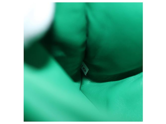 Borsa PRADA in Pelle 2way Verde Argento Auth 181442SM - vista 11