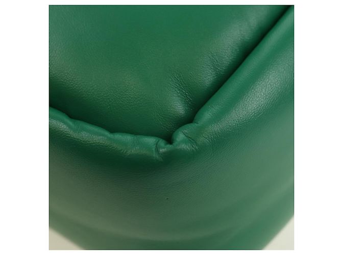 Borsa PRADA in Pelle 2way Verde Argento Auth 181442SM - vista 17