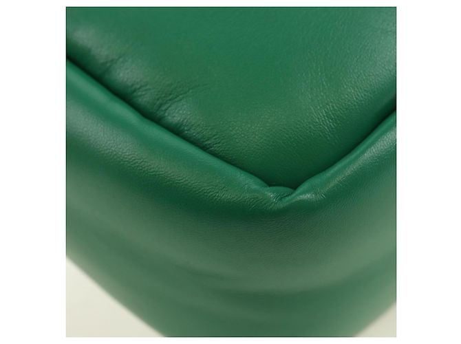 Borsa PRADA in Pelle 2way Verde Argento Auth 181442SM - vista 18
