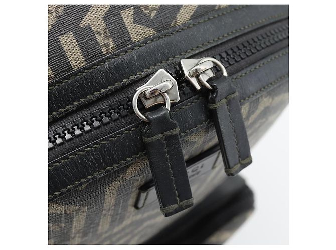 Zaino GUCCI GG Supreme Caleido PVC Beige Silver 406370 Auth ka4479 Argento - vista 10