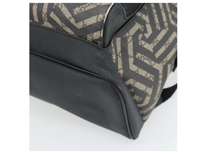 Zaino GUCCI GG Supreme Caleido PVC Beige Silver 406370 Auth ka4479 Argento - vista 16