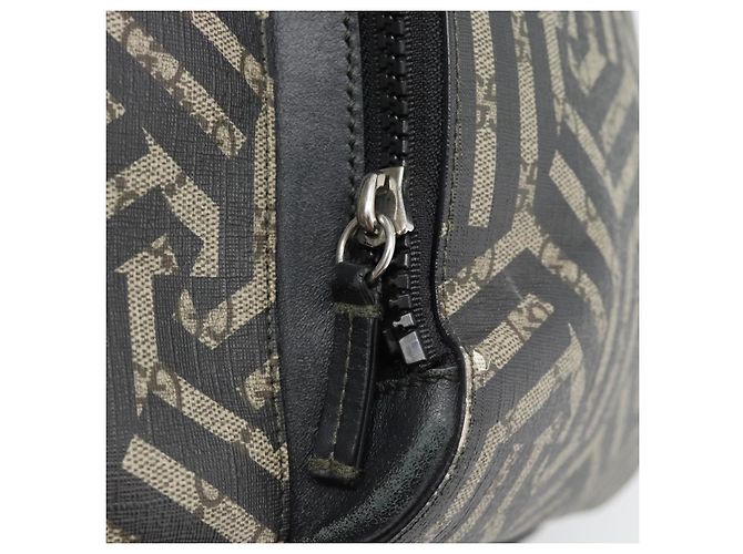 Zaino GUCCI GG Supreme Caleido PVC Beige Silver 406370 Auth ka4479 Argento - vista 24