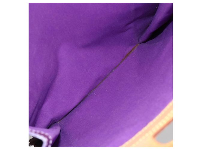 LOUIS VUITTON Borsa Tote Monogram Vernis Stanton Purple Viole M91079 Auth 171249 Porpora - vista 11