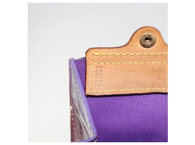 LOUIS VUITTON Borsa Tote Monogram Vernis Stanton Purple Viole M91079 Auth 171249 Porpora - vista 12