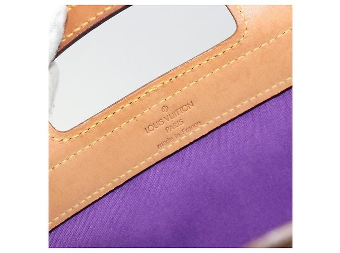 LOUIS VUITTON Borsa Tote Monogram Vernis Stanton Purple Viole M91079 Auth 171249 Porpora - vista 17