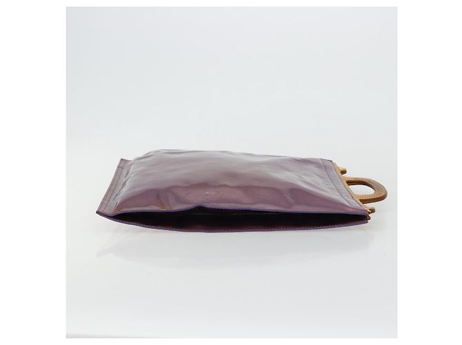 LOUIS VUITTON Borsa Tote Monogram Vernis Stanton Purple Viole M91079 Auth 171249 Porpora - vista 3