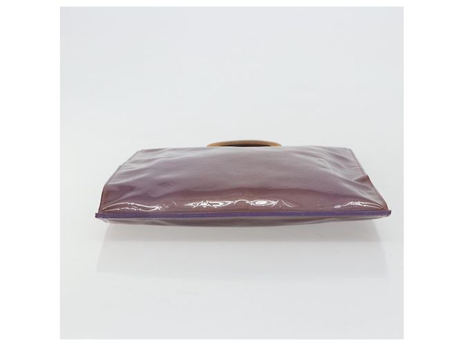 LOUIS VUITTON Borsa Tote Monogram Vernis Stanton Purple Viole M91079 Auth 171249 Porpora - vista 5
