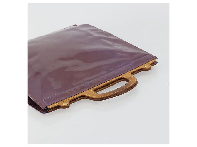 LOUIS VUITTON Borsa Tote Monogram Vernis Stanton Purple Viole M91079 Auth 171249 Porpora - vista 6