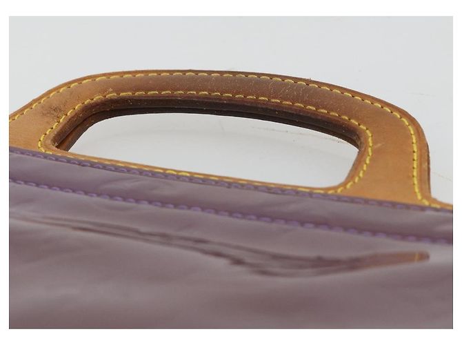 LOUIS VUITTON Borsa Tote Monogram Vernis Stanton Purple Viole M91079 Auth 171249 Porpora - vista 8