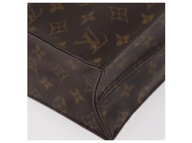 LOUIS VUITTON Monogram Sac Plat Hand Bag M51140 LV Auth BA13167 Monograma - vista 16