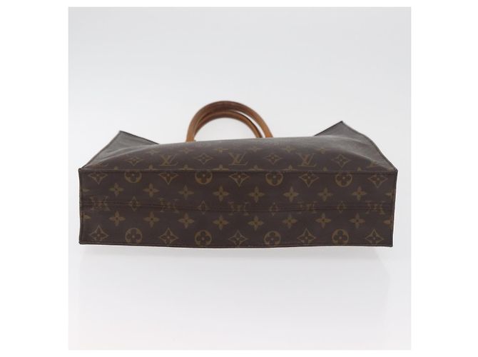 LOUIS VUITTON Monogram Sac Plat Hand Bag M51140 LV Auth BA13167 Monograma - vista 5