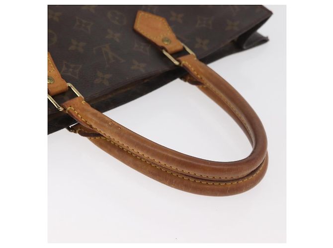 LOUIS VUITTON Monogram Sac Plat Hand Bag M51140 LV Auth BA13167 Monograma - vista 7