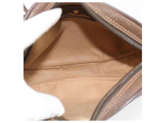 Borsa GUCCI GG Supreme Web Sherry Line in PVC Beige Oro 156 02 066 Auth 182402 D'oro - vista 11