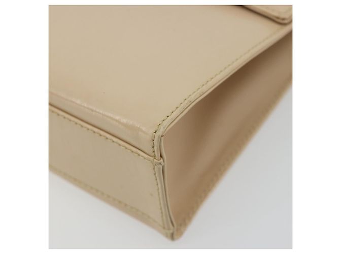 Borsa a tracolla Salvatore Ferragamo in pelle argento e beige Auth ka4481 - vista 9
