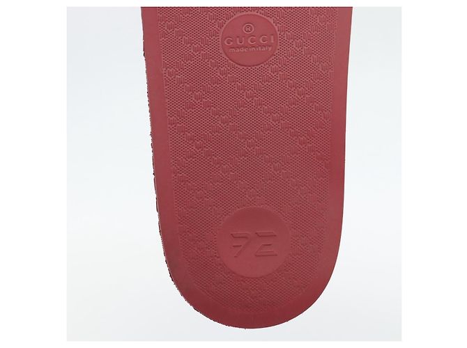 Sandalias GUCCI Micro GG Supreme Fujiko Pro Doraemon en PVC 655026 Auth 182793SM Beige - vista 19
