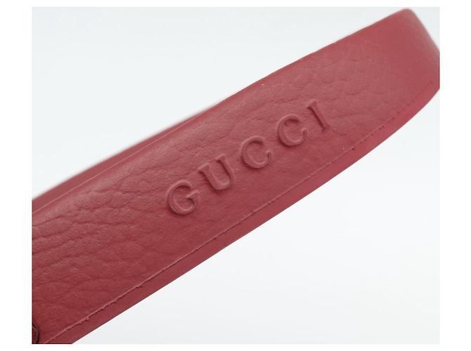 Sandalias GUCCI Micro GG Supreme Fujiko Pro Doraemon en PVC 655026 Auth 182793SM Beige - vista 8