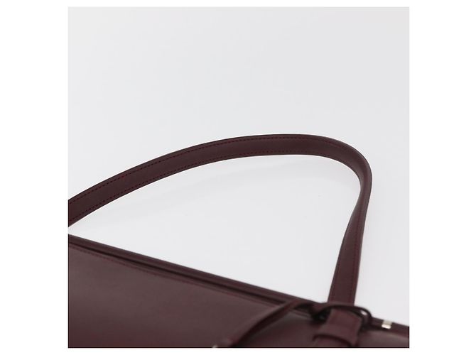 Borsa a mano CARTIER in pelle Bordeaux Argento Auth BA12993A Bordò - vista 14
