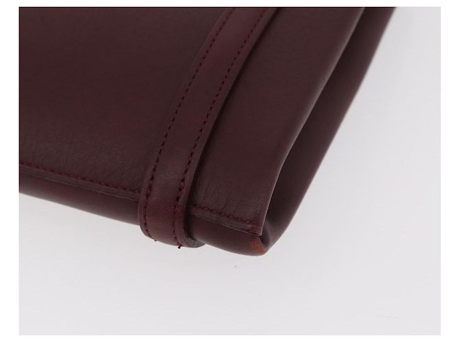 Borsa a mano CARTIER in pelle Bordeaux Argento Auth BA12993A Bordò - vista 17