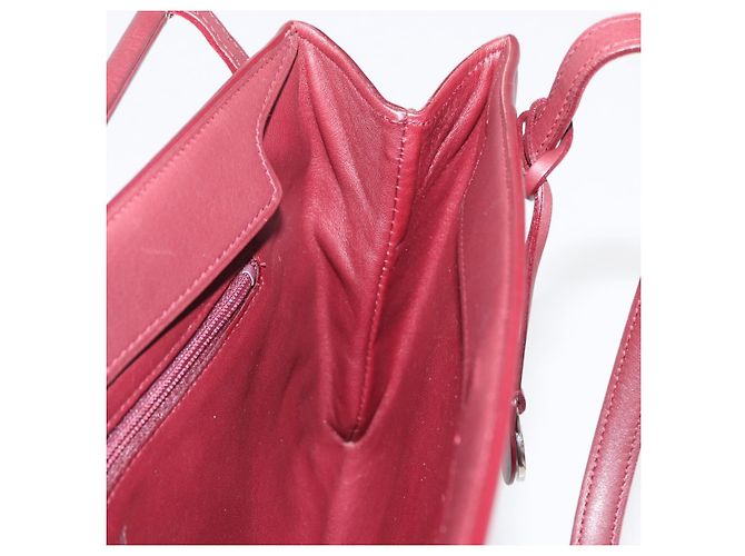 Borsa a mano CARTIER in pelle Bordeaux Argento Auth BA12993A Bordò - vista 19