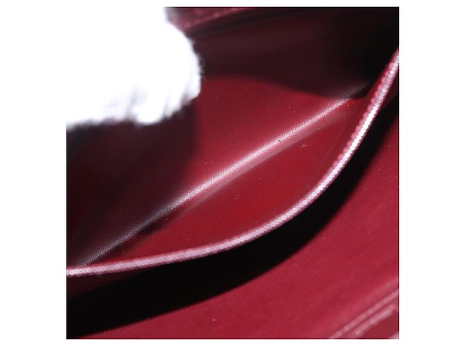 Borsa a mano CARTIER in pelle Bordeaux Argento Auth BA12993A Bordò - vista 22