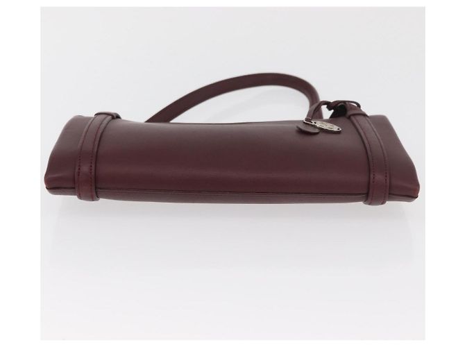 Borsa a mano CARTIER in pelle Bordeaux Argento Auth BA12993A Bordò - vista 6