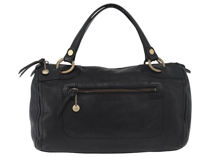 Céline Borsa CELINE in pelle nera e oro Auth bs35405 Nero D'oro - vista 13