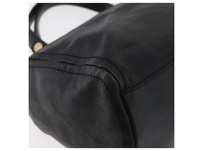 Céline Borsa CELINE in pelle nera e oro Auth bs35405 Nero D'oro - vista 15