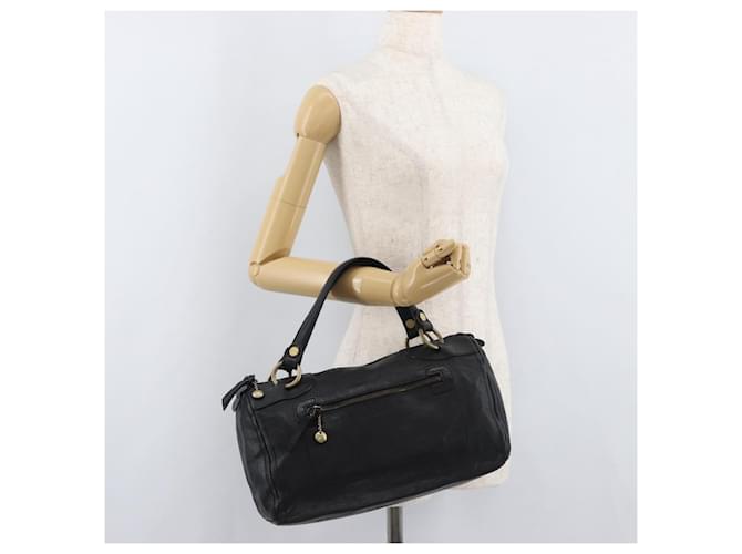 Céline Borsa CELINE in pelle nera e oro Auth bs35405 Nero D'oro - vista 23