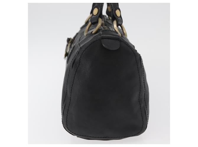 Céline Borsa CELINE in pelle nera e oro Auth bs35405 Nero D'oro - vista 3