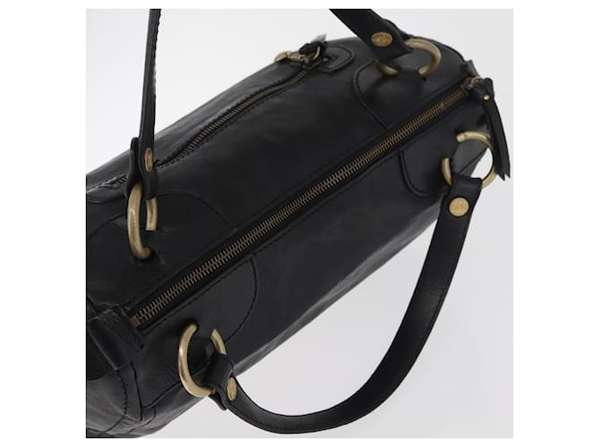 Céline Borsa CELINE in pelle nera e oro Auth bs35405 Nero D'oro - vista 6