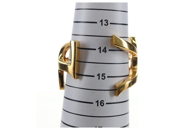 Bracciale SAINT LAURENT Cassandra metallo Gold Auth yk20367M D'oro - vista 14