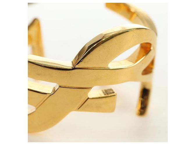 Bracciale SAINT LAURENT Cassandra metallo Gold Auth yk20367M D'oro - vista 8
