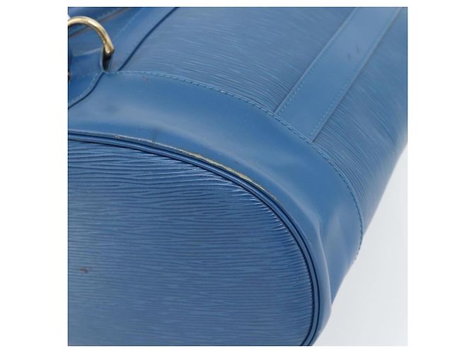 Borsa a tracolla LOUIS VUITTON Epi Randonnee PM Blu M52355 LV Auth ka4516A - vista 15