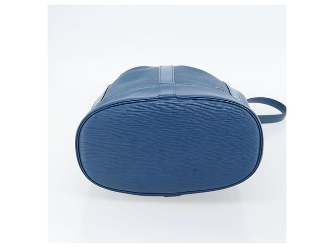 Borsa a tracolla LOUIS VUITTON Epi Randonnee PM Blu M52355 LV Auth ka4516A - vista 5