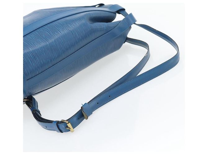 Borsa a tracolla LOUIS VUITTON Epi Randonnee PM Blu M52355 LV Auth ka4516A - vista 7
